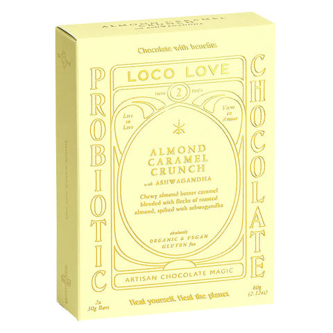 Loco Love Almond Caramel Crunch Chocolate Twin Pack