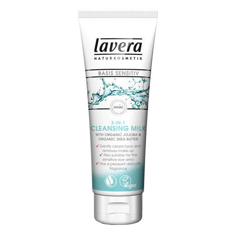 Lavera Basis Cleansing Milk 2 in 1 125ml