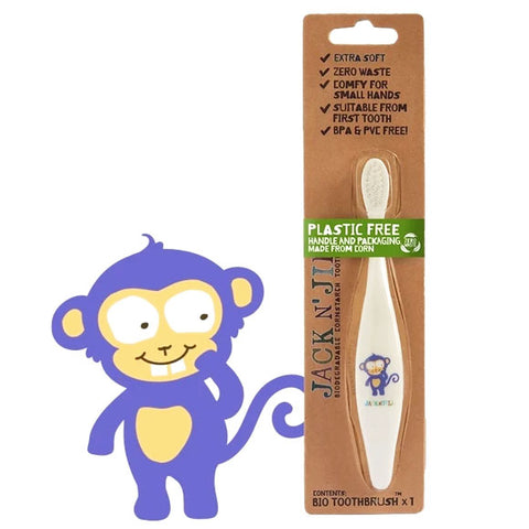 Jack Nā Jill Bio Toothbrush Monkey each
