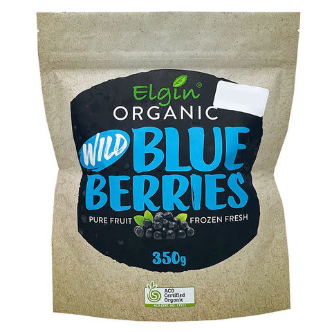 Elgin Organic Frozen Wild Blueberries Organic 350g