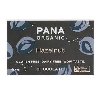 Pana Organic Hazelnut Chocolate 45g