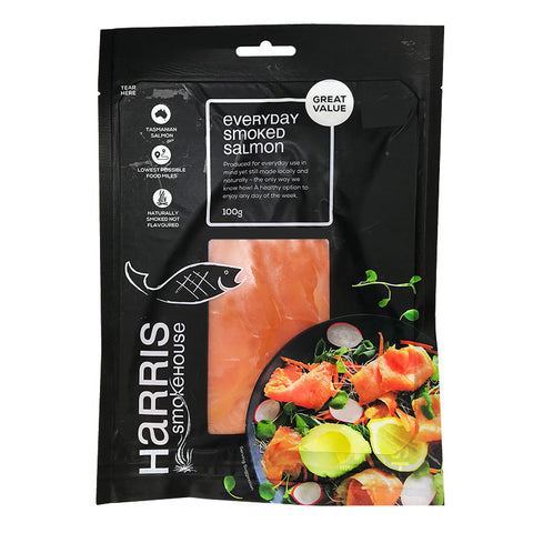 Harris Smokehouse Tasmanian Smoked Salmon Everyday 100g