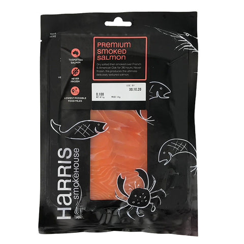 Harris Smokehouse Tasmanian Smoked Salmon Premium 100g
