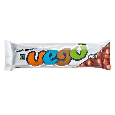 Vego Whole Hazelnut Chocolate Bar 150g