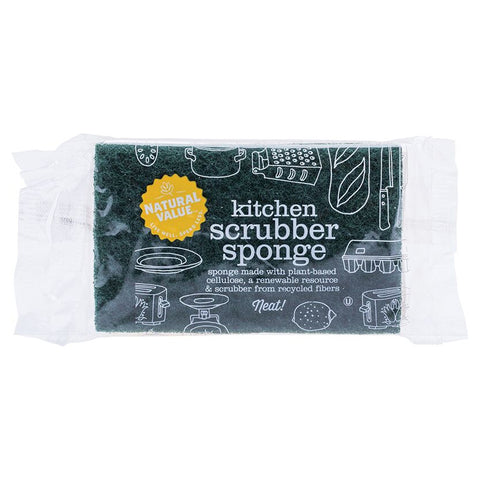 Natural Value All-Purpose Kitchen Scrubber Sponge 1pk