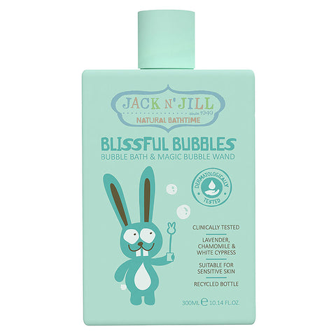 Jack N' Jill Blissful Bubbles Bubble Bath and Magic Bubble Wand 300ml