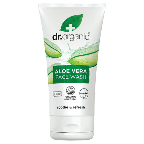 Dr Organic Creamy Face Wash Organic Aloe Vera 150ml
