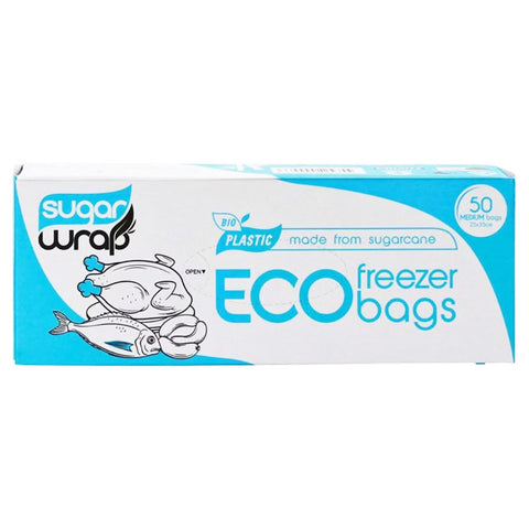 Sugar Wrap Eco Freezer Bag Medium 100 x Medium