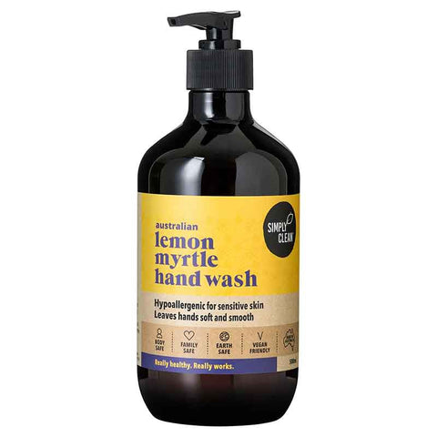 Simply Clean Hand Wash Lemon Myrtle 500ml