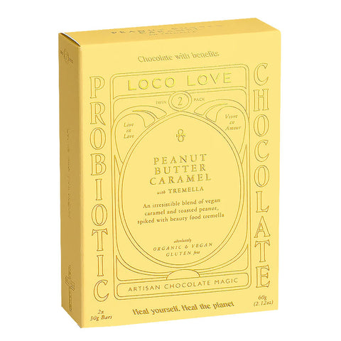 Loco Love Peanut Butter Caramel Chocolate Twin Pack