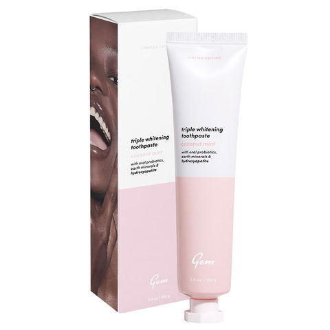 GEM Toothpaste Triple Whitening Coconut Mint 100g
